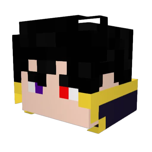 HungYeahh Minecraft avatar head, 3D render