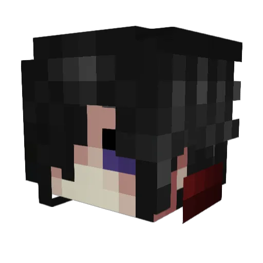 Hungamunga101 Minecraft avatar head, 3D render
