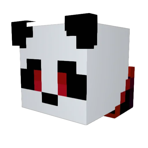 HungryForSouls Minecraft avatar head, 3D render