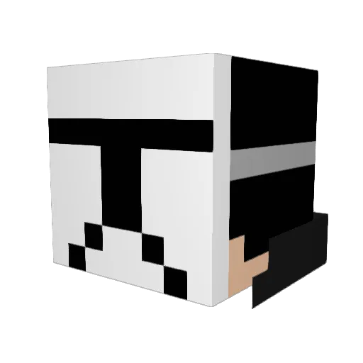 HungryKiwi191 Minecraft avatar head, 3D render