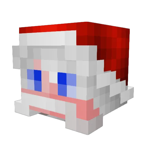 HungryManiac Minecraft avatar head, 3D render