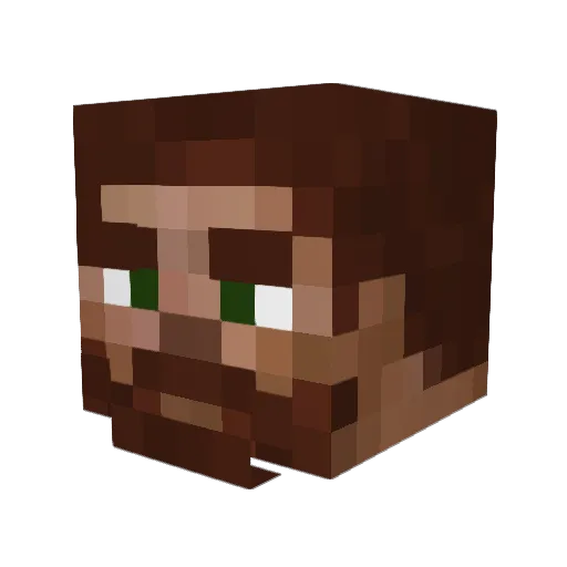 Hungry_Ant Minecraft avatar head, 3D render