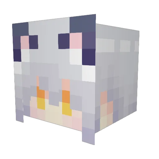 Hungry_Boy Minecraft avatar head, 3D render