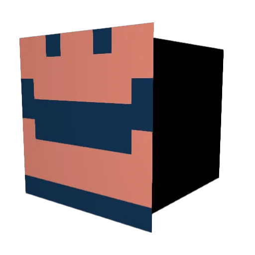 Hungrykid2018 Minecraft avatar head, 3D render
