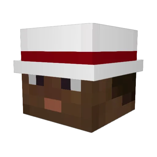 Hunk_2007 Minecraft avatar head, 3D render