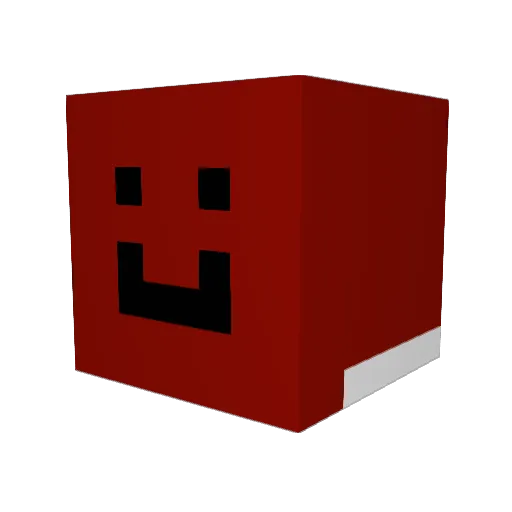 Hunnanukka Minecraft avatar head, 3D render