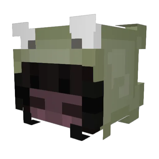 Hunniebea Minecraft avatar head, 3D render