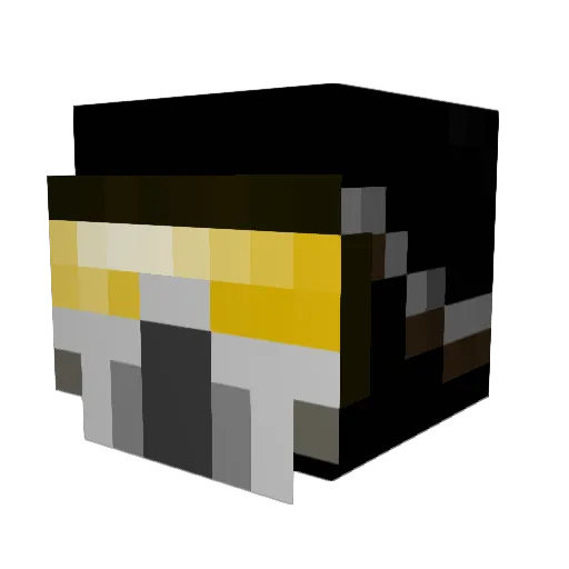 Hunnimonster Minecraft avatar head, 3D render