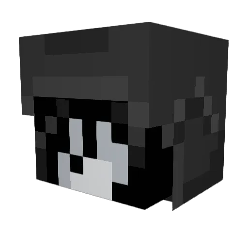 HunnterFelix Minecraft avatar head, 3D render