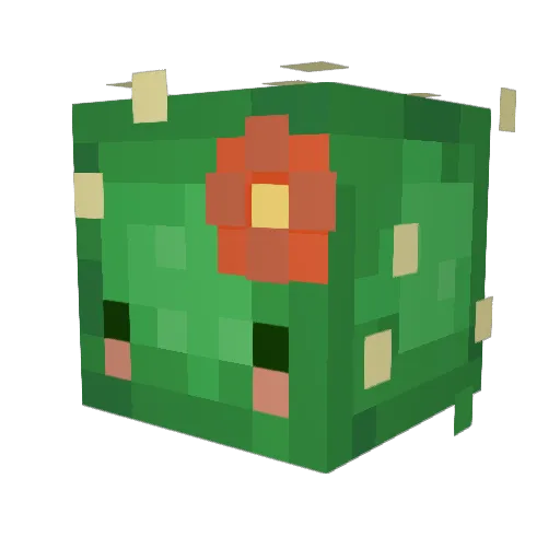 HunnyLeSpang Minecraft avatar head, 3D render