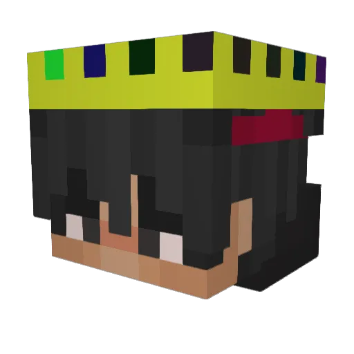 HunorTierS Minecraft avatar head, 3D render