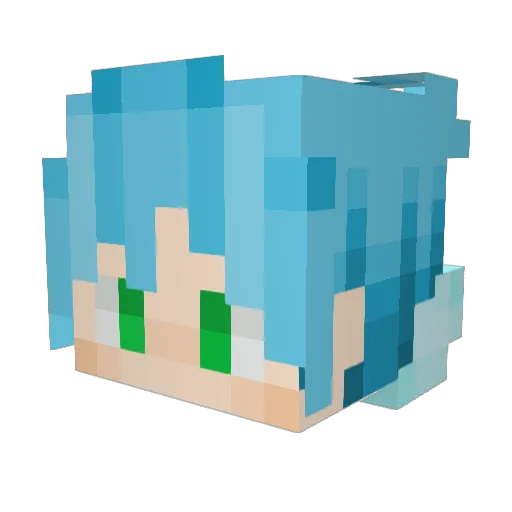 Hunt3r_Playz Minecraft avatar head, 3D render