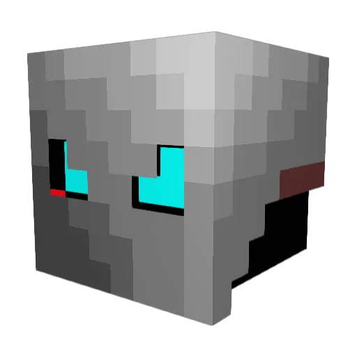 Hunt_you Minecraft avatar head, 3D render