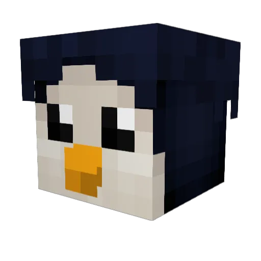 Huntelaar30 Minecraft avatar head, 3D render