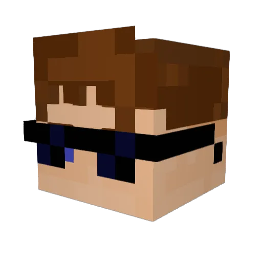Hunter5967 Minecraft avatar head, 3D render