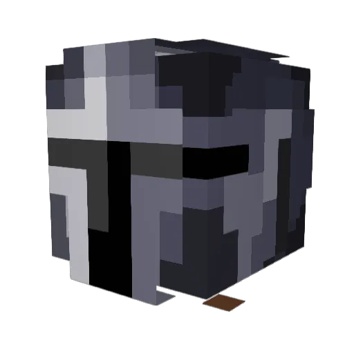 Hunter7951 Minecraft avatar head, 3D render