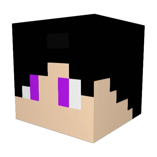 Hunter837 Minecraft avatar head, 3D render
