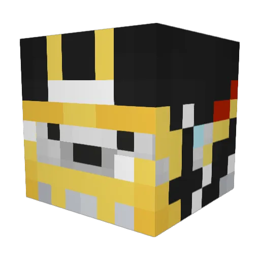 Hunter85 Minecraft avatar head, 3D render