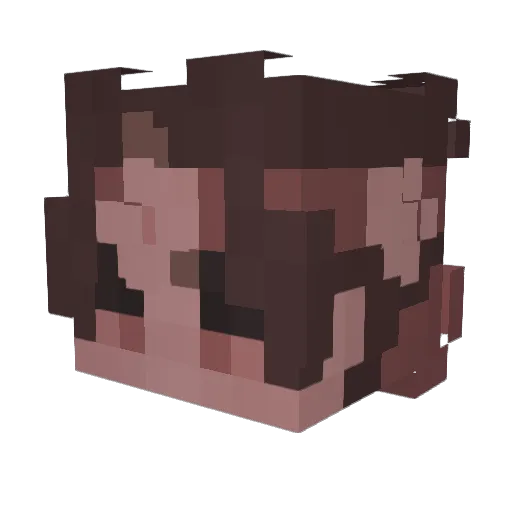HunterANC Minecraft avatar head, 3D render