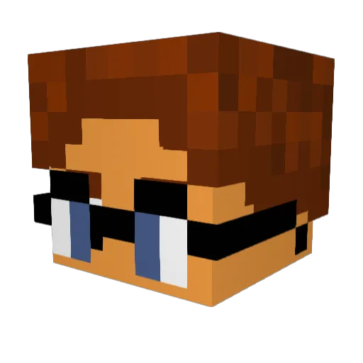 HunterARMY75 Minecraft avatar head, 3D render