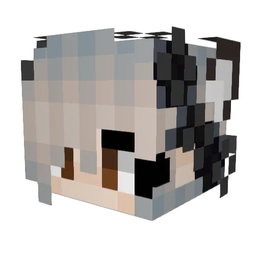 HunterAlt5 Minecraft avatar head, 3D render