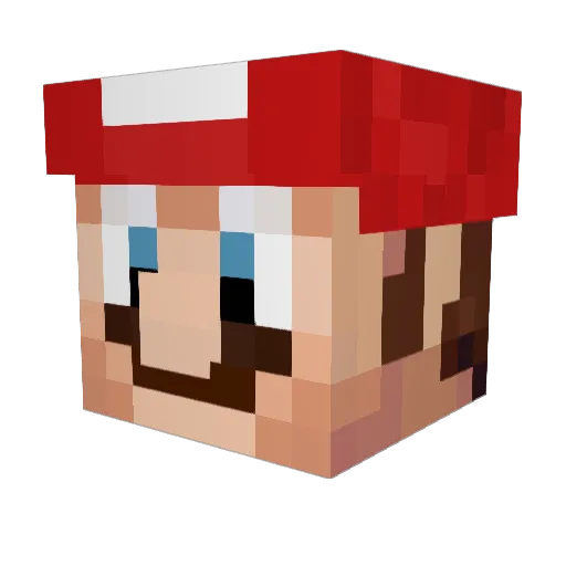 HunterD1114 Minecraft avatar head, 3D render