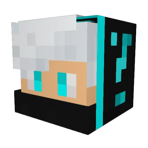 HunterDarmagegon Minecraft avatar head, 3D render
