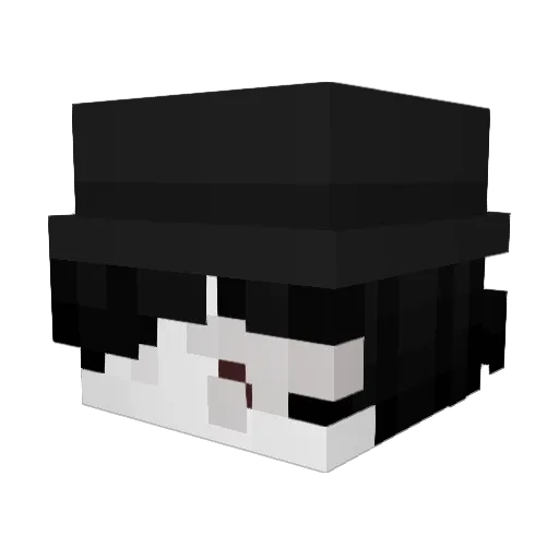 HunterEyeLemon Minecraft avatar head, 3D render