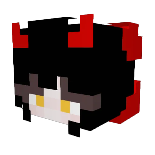 HunterGun2 Minecraft avatar head, 3D render