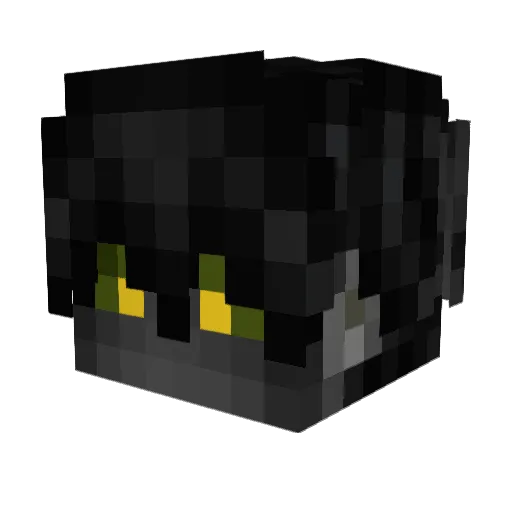 HunterKnife Minecraft avatar head, 3D render