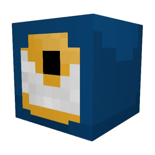 HunterMHyper Minecraft avatar head, 3D render