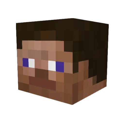 HunterStrong167 Minecraft avatar head, 3D render