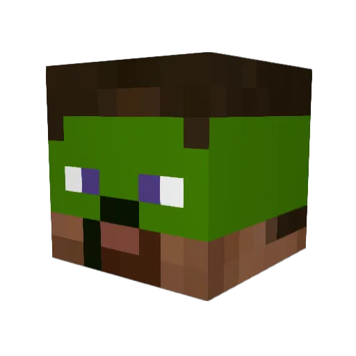 HunterTristan Minecraft avatar head, 3D render