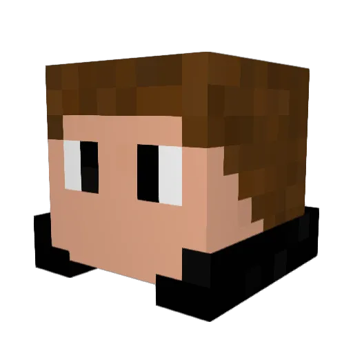 Hunter_1262 Minecraft avatar head, 3D render
