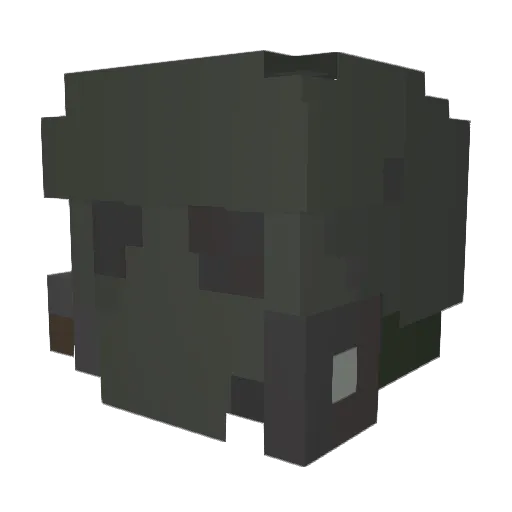 Hunter_34 Minecraft avatar head, 3D render