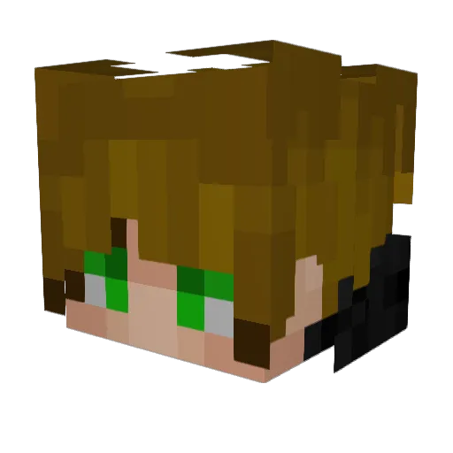 Hunter_J0 Minecraft avatar head, 3D render