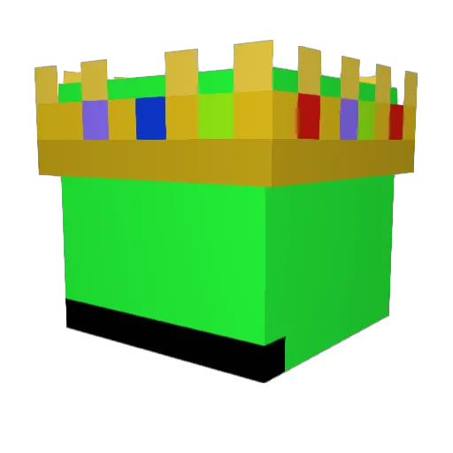 Hunter__VR Minecraft avatar head, 3D render
