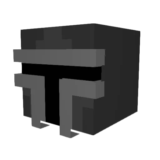 Hunterboi101 Minecraft avatar head, 3D render