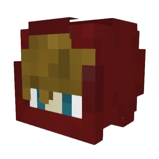 Hunterh_1718 Minecraft avatar head, 3D render