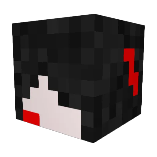 Hunterispoggie Minecraft avatar head, 3D render