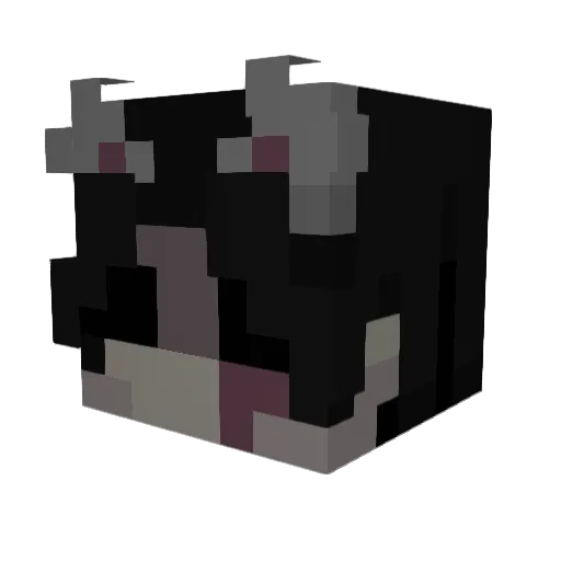HuntmanGEN Minecraft avatar head, 3D render
