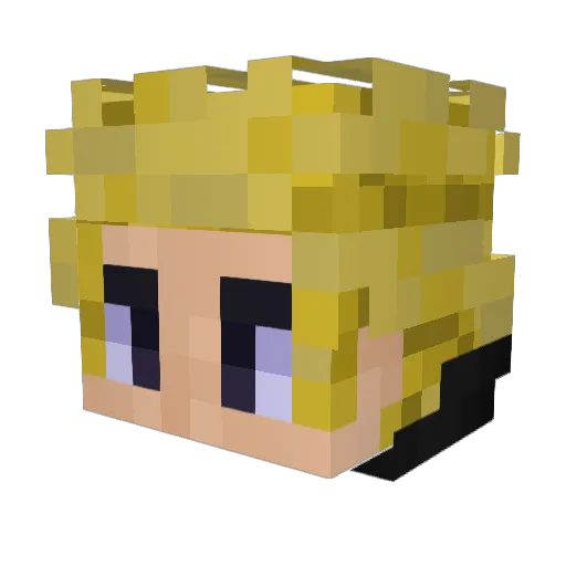 HuntmasterG8499 Minecraft avatar head, 3D render