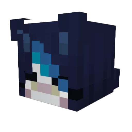 Huntress_Spectre Minecraft avatar head, 3D render