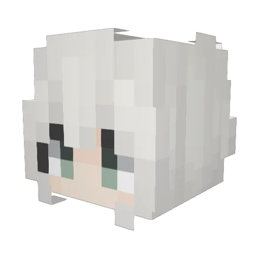 Huo__Wu__Cha Minecraft avatar head, 3D render