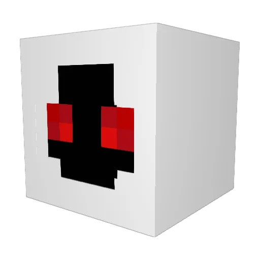 HupferShuttle Minecraft avatar head, 3D render