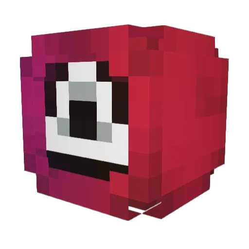 Hurjaboib Minecraft avatar head, 3D render
