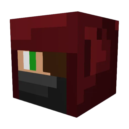 HurricaneAndre Minecraft avatar head, 3D render