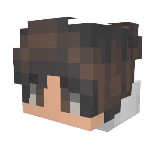 Hurricane_967 Minecraft avatar head, 3D render