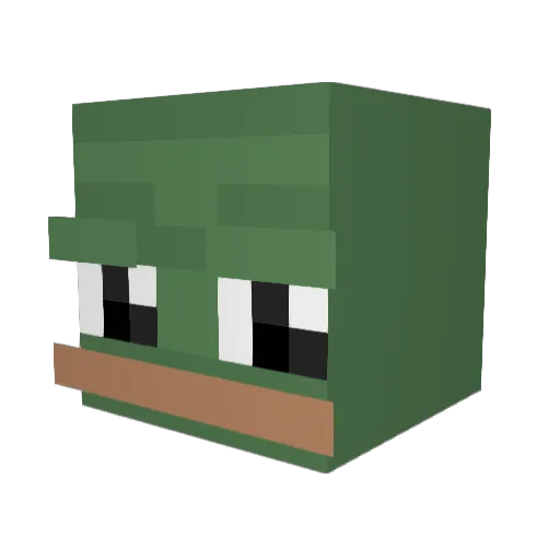 Hurt_Astronaut Minecraft avatar head, 3D render