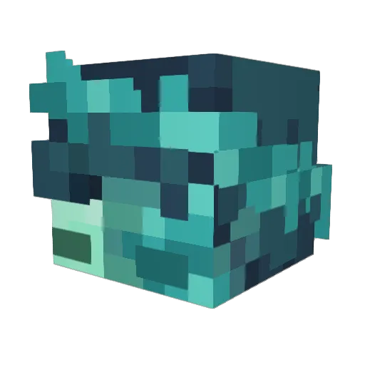 HurtingAfricans Minecraft avatar head, 3D render